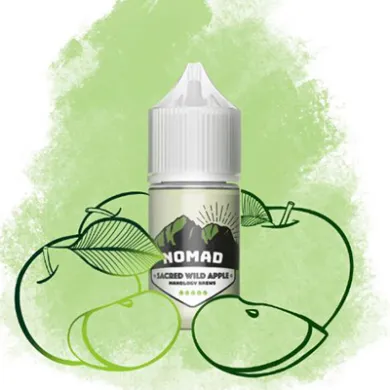 Жидкость для электронных сигарет на основе солевого никотина Nomad - Sacred Wild Apple Salt 30ml 50mg - фото 1