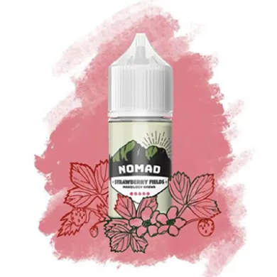 Жидкость для электронных сигарет на основе солевого никотина Nomad - Strawberry Fields Salt 30ml 50mg - фото 1