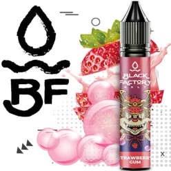 Жидкость Black Factory - Strawberry Gum 30ml 50mg