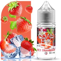 Жидкость Uva - {Сольник} Ice Strawberry 30ml 30mg