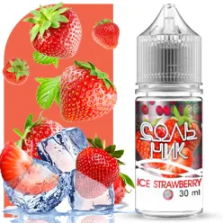 Жидкость Uva - {Сольник} Ice Strawberry 30ml 30mg