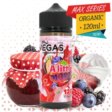 Рідина для електронних сигарет Vegas - A Little More 120ml 3mg - фото 1