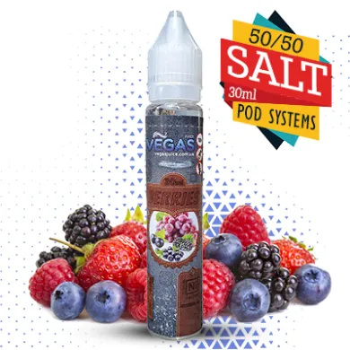 Жидкость для электронных сигарет на основе солевого никотина Vegas - Berries Salt 30ml 25mg - фото 1