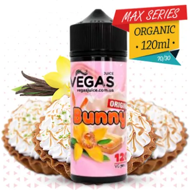 Жидкость для электронных сигарет Vegas - Original Bunny 120ml 3mg - фото 1