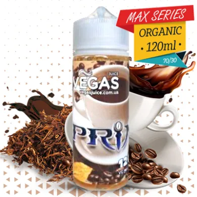 Рідина для електронних сигарет Vegas - Prime 120ml 3mg - фото 1