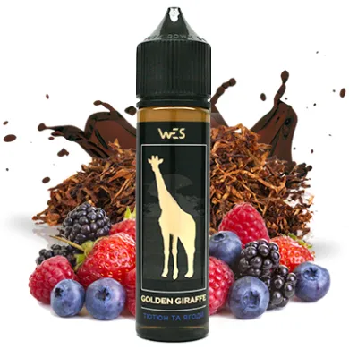 Жидкость для электронных сигарет WES - Golden Giraffe Тютюн та Ягоди 60ml 3mg - фото 1