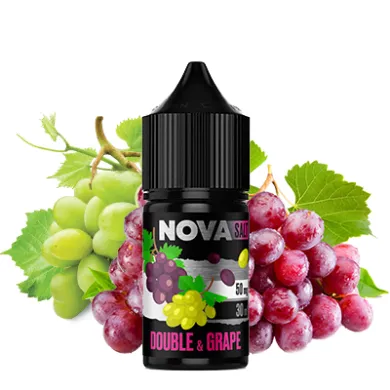 Жижа для вейпа NOVA - Double Grape Salt 30ml 65mg - фото 1