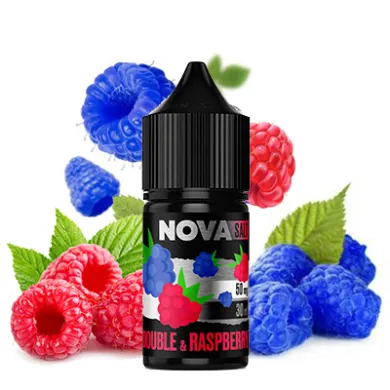 Жижа NOVA - Double Raspberry Salt 30ml 65mg - фото 1