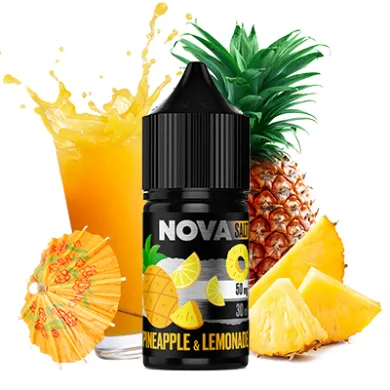 Жижа для вейпа NOVA - Pineapple Lemonade Salt 30ml 50mg - фото 1