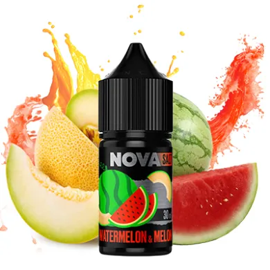 Жижа NOVA - Watermelon Melon Salt 30ml 65mg - фото 1