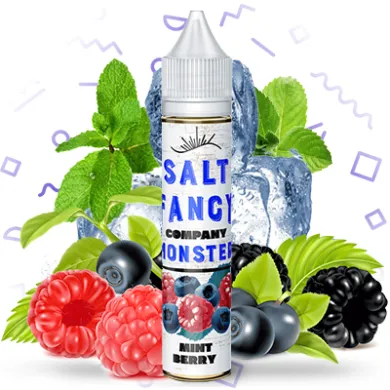 Жидкость для электронных сигарет на основе солевого никотина Fancy Monster - Mint Berry Salt 30ml 65mg - фото 1