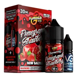 Набор для самозамеса Flamingo - Pomegranate Strawberry 30ml 50mg
