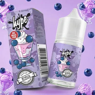 Набор для самозамеса Hype - Blueberry Ice Cream 30ml 25mg - фото 1