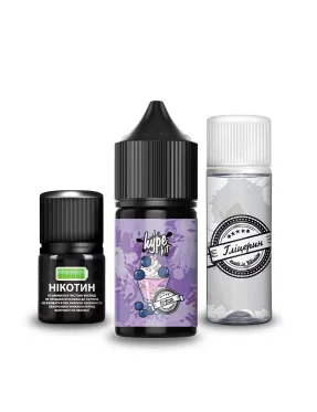 Набір для самозамісу Hype - Blueberry Ice Cream 30ml 50mg