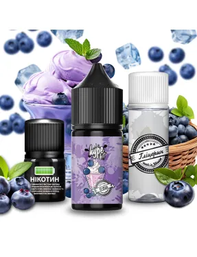 Набір для самозамісу Hype - Blueberry Ice Cream 30ml 50mg
