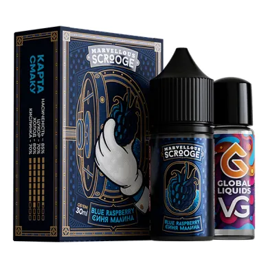Набір для самозамісу Marvellous - {Scrooge} Blue Raspberry 30ml 50mg - фото 1