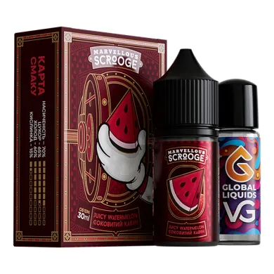 Набір для самозамісу Marvellous - {Scrooge} Juicy Watermelon 30ml 50mg - фото 1