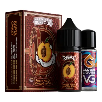 Набор для самозамеса Marvellous - {Scrooge} Sweet Peach 30ml 50mg - фото 1