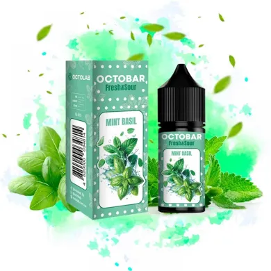 Набор для самозамеса Octobar - {Fresh & Sour} Mint Basil 30ml 50mg - фото 1