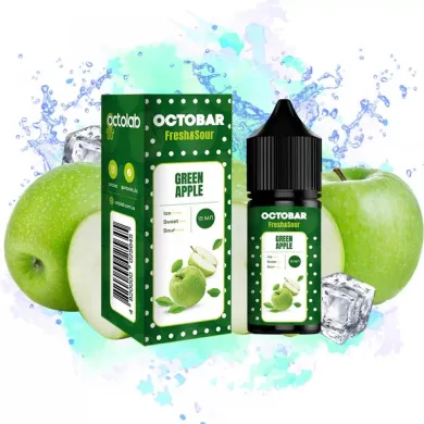 Набор для самозамеса Octobar - {Fresh & Sour} Green Apple 30ml 50mg - фото 1