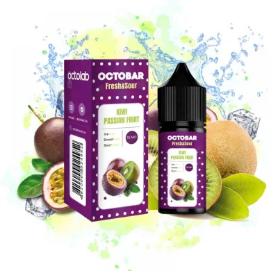 Набор для самозамеса Octobar - {Fresh & Sour} Kiwi Passionfruit 30ml 50mg - фото 1