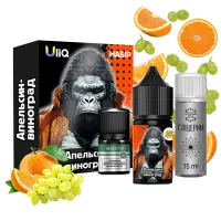 Набор для самозамеса Uliq - Апельсин Виноград 30ml 50mg Набор для самозамеса Uliq - Апельсин Виноград 30ml 50mg