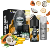 Набор для самозамеса Uliq - Банан Папайя Кокос 30ml 50mg