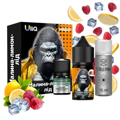 Набор для самозамеса Uliq - Малина Лимон Лед 30ml 50mg - фото 1