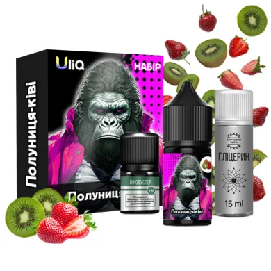 Набір для самозамісу Uliq - Полуниця Ківі 30ml 50mg - фото 1