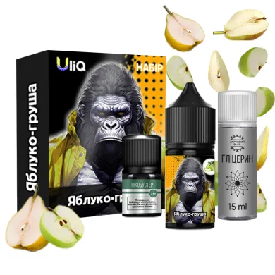 Набор для самозамеса Uliq - Яблуко Груша 30ml 50mg - фото 1