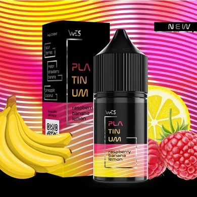 Набір для самозамісу Wes - {Platinum} Raspberry Banana Lemon 30ml 50mg - фото 1