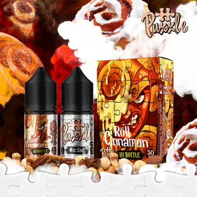 Набір для самозамісу in Bottle - {Puzzle} Cinamon Roll 30ml 50mg - фото 1