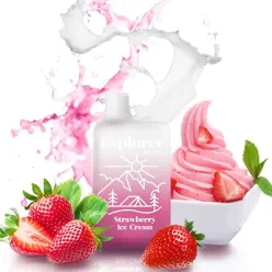 Одноразовая Pod система Explorer - MC5000 = Strawberry Ice Cream = 650mAh 50mg