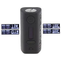 Бокс мод Hugo Vapor - Boxer Rader 211W TC (Чорний)