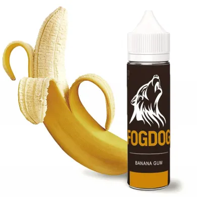 Жидкость для электронных сигарет FogDog - Banana Gum 1,5mg 60ml - фото 1