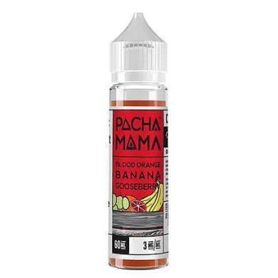 Жидкость для электронных сигарет PachaMama - Blood Orange Banana Gooseberry 3 mg 60 ml - фото 1