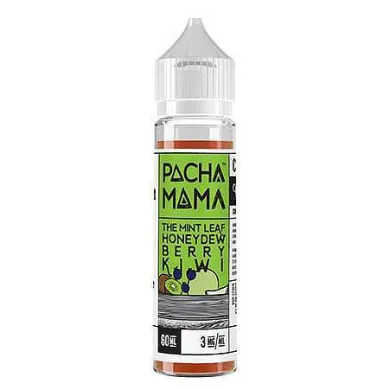 Жидкость для электронных сигарет PachaMama - The Mint Leaf Honeydew Berry Kiwi 3 mg 60 ml - фото 1