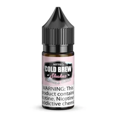 Рідина для електронних сигарет на основі нікотину сольового Nitro's Cold Brew - Strawberry&Cream 45 mg 30 ml - фото 1