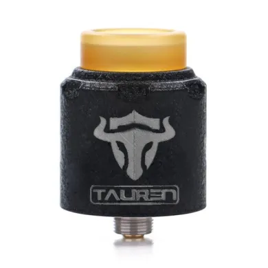Бак для вейпу Thunder Head Creations - Tauren RDA Ø24 (Чорна сірібло) - фото 1
