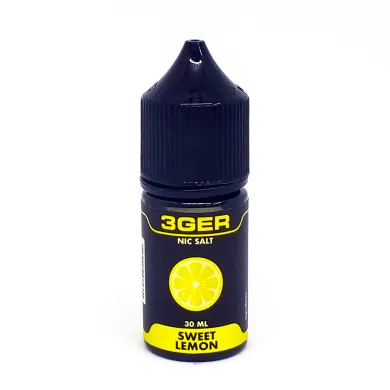 Рідина для електронних сигарет на основі сольового нікотину 3Ger Salt - Sweet Lemon 50 mg 30 ml - фото 1
