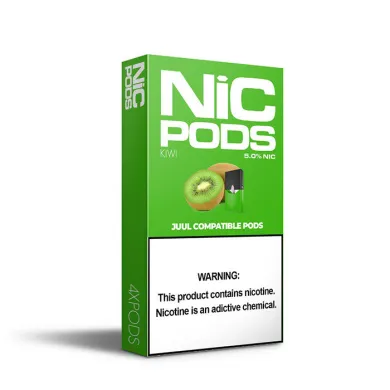 Випаровувач одноразовий Nic-Pods Cartridge Kiwi 50 мг 0.7 мл (4 шт) - фото 1