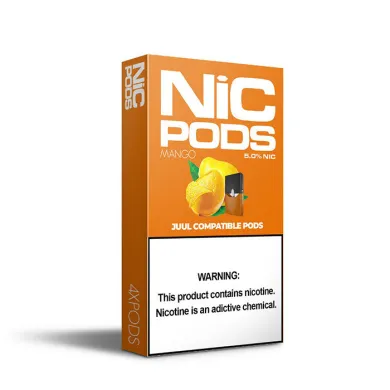Випаровувач одноразовий Nic-Pods Cartridge Mango 50 мг 0.7 мл (4 шт) - фото 1