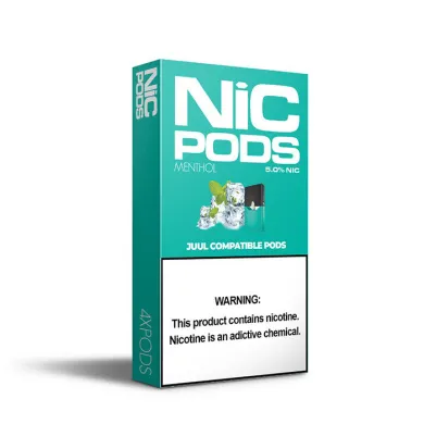 Випаровувач одноразовий Nic-Pods Cartridge Menthol 50 мг 0.7 мл (4 шт) - фото 1