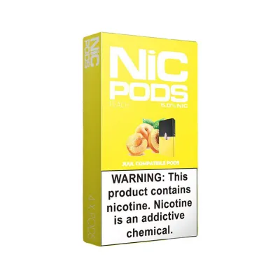 Випаровувач одноразовий Nic-Pods Cartridge Peach 50 мг 0.7 мл (4 шт) - фото 1