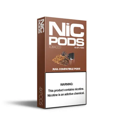 Випаровувач одноразовий Nic-Pods Cartridge Tobacco 50 мг 0.7 мл (4 шт) - фото 1