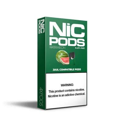 Випаровувач одноразовий Nic-Pods Cartridge Watermelon 50 мг 0.7 мл (4 шт) - фото 1