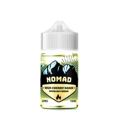 Рідина для електронних сигарет Nomad - Sour Cherry Roads Cooler 75ml 1,5mg - фото 1