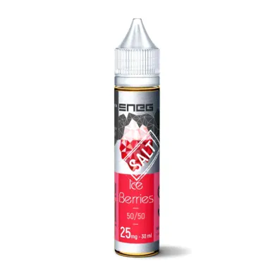 Жидкость для электронных сигарет на основе солевого никотина Sneg - Salt Ice Berries 50 mg 30 ml - фото 1