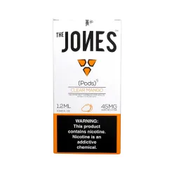 Випарник одноразовий Jones - Pods Cartridge Clear Mango 45 мг 1.2 мл (5 шт)