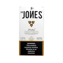 Випарник одноразовий Jones - Pods Cartridge Turkish Tobacco 45 мг 1.2 мл (5 шт)